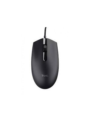 MOUSE TRUST WIRED USB, BLACK (SBCG0081)