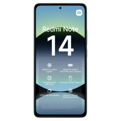 SMARTPHONE XIAOMI REDMI NOTE 14 6/128GB 4G OCEAN BLUE 