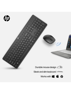 TASTIER + MOUSE HP 230 WIRELESS BLACK (SBBC7201)