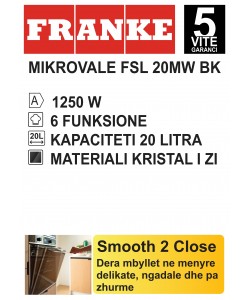 MIKROVALE FRANKE FSL 20 MW BK