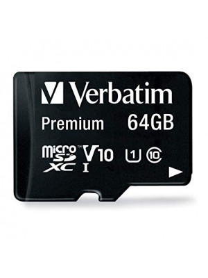 KARTE MEMORIE VERBATIM MICRO SDXC 64GB